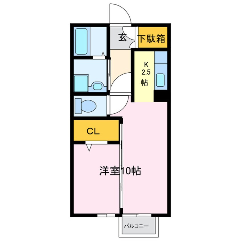 間取図 竹谷ヒルズ