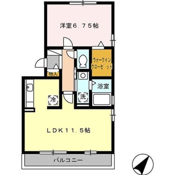 間取図 ウィルモア蔵子C棟