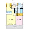 ル・シヤージュ 1LDKの間取り