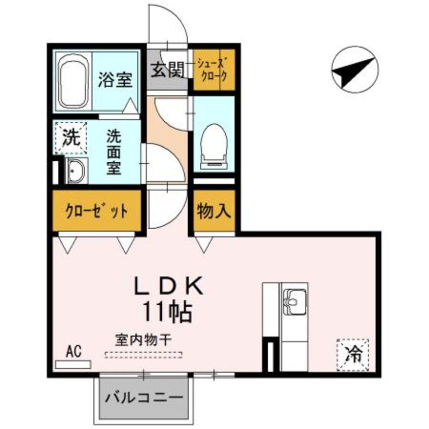 間取図 エスペランサ　B棟