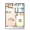 アヴェニュー赤代 1LDK+Sの間取り