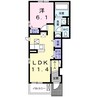 パインアベニューⅡ 1LDKの間取り