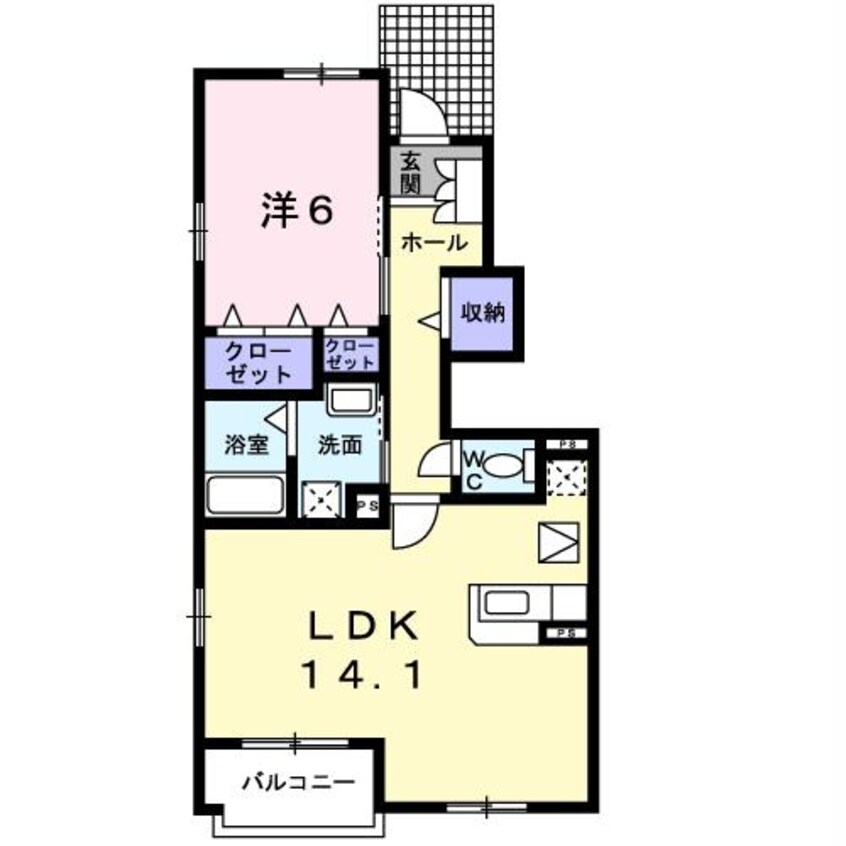 間取図 カーサ・フィオーレ