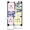 エクセランヒルズ　ＫＯＴＡ 2LDKの間取り