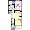 シエル　エトワール 1LDKの間取り