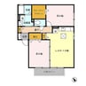 メゾン・ド・プルメリア　A 2LDKの間取り
