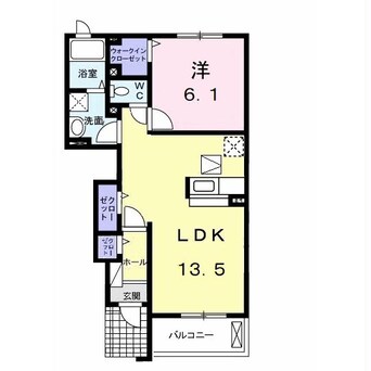 間取図 ぺル　ラ　メール　相見