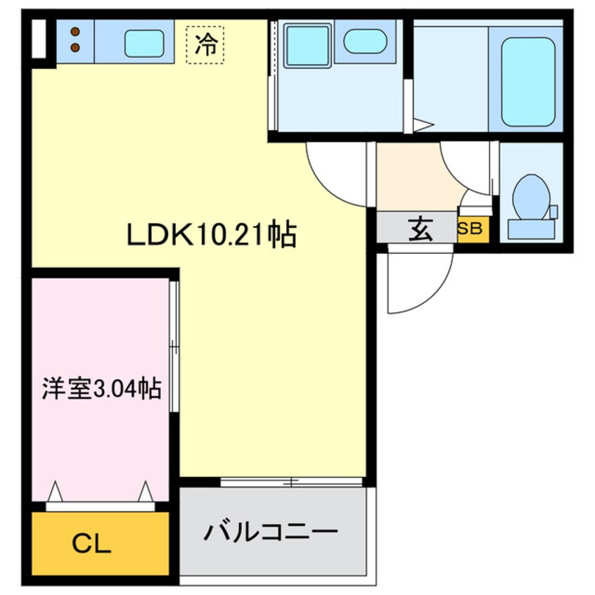 間取図 Jack hishiikeⅠ