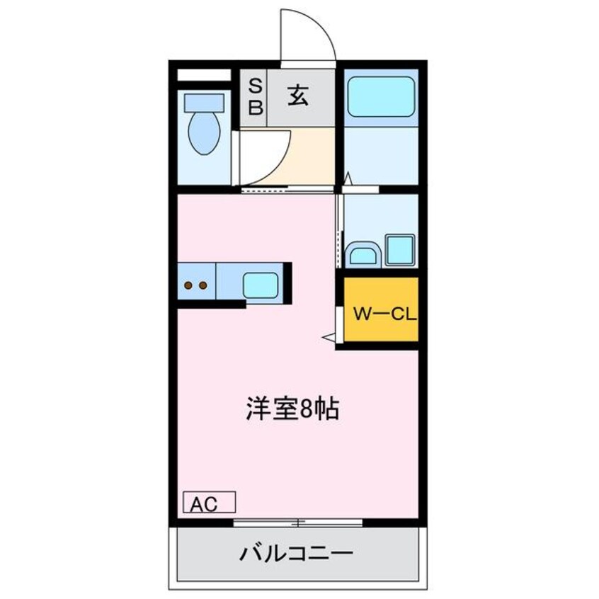 間取図 ジュネス八ツ面E棟