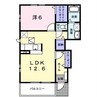 ネクサス 1LDKの間取り