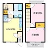 ジュネスサードニックスＣ 2LDKの間取り