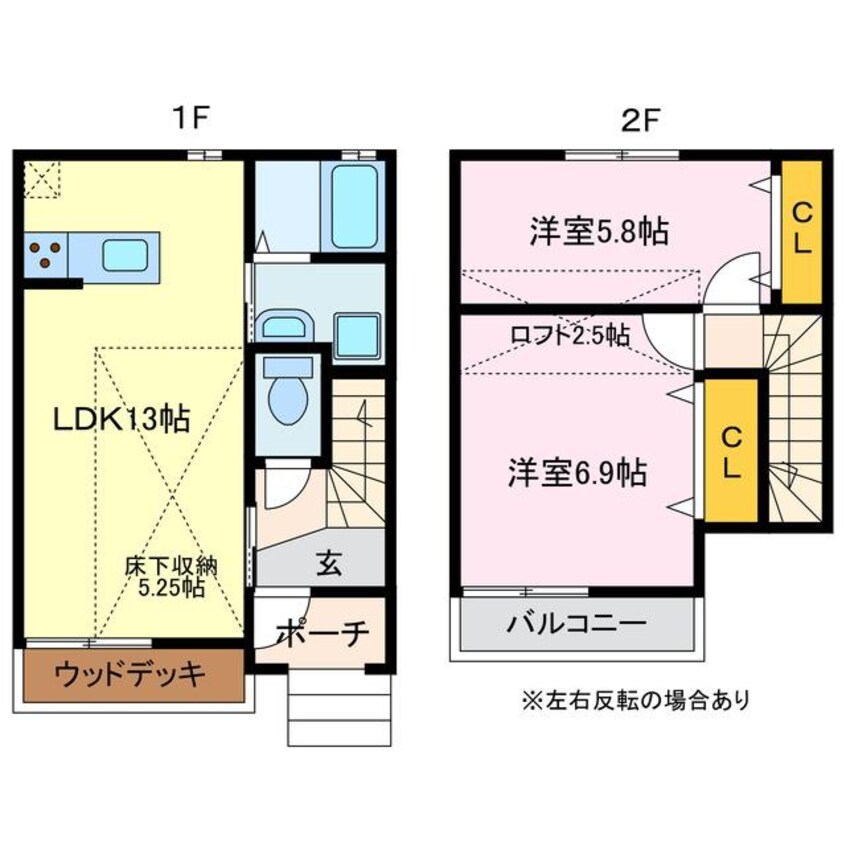 間取図 リアン　ファミリオ