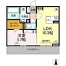 アヴァン 1LDKの間取り
