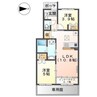 ボヌール幸田 2LDKの間取り