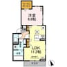 リッツハウスⅡ 1LDKの間取り