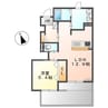 Jiro諏訪西 1LDKの間取り