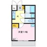 ニチユー産業３号棟 1Kの間取り