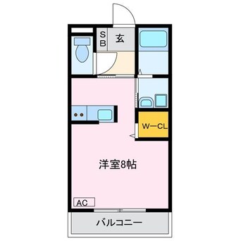 間取図 ジュネス八ツ面B棟