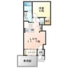 ange　Ｒ1 1LDKの間取り