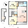 ブリヤンシュクセB 2LDKの間取り