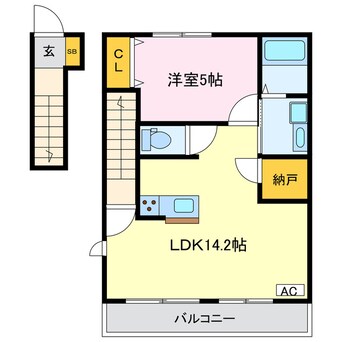 間取図 Jour　Duo　ヴィルヌーブ
