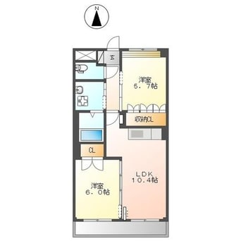 間取図 ベル　ウッドⅠ
