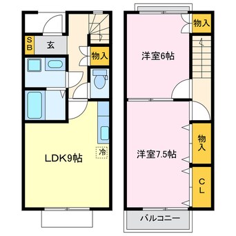 間取図 Familie後シロⅡ