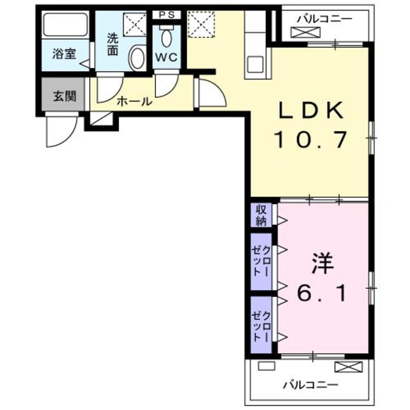 間取図 リジエール幸田