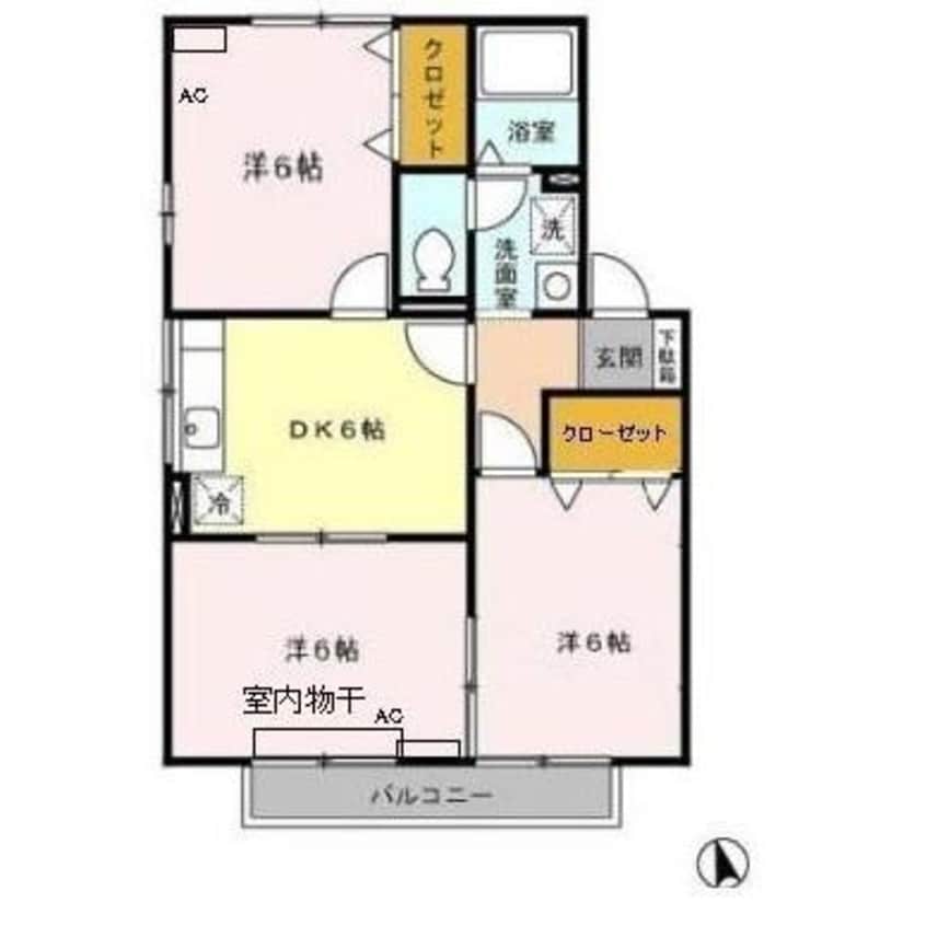 間取図 アネックス河尻　B