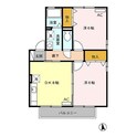 アムール財木屋　Bの間取図