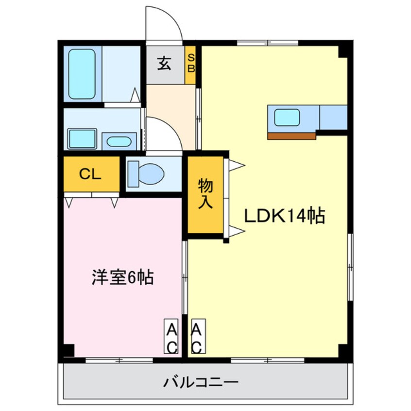 間取図 アゼリアⅢ