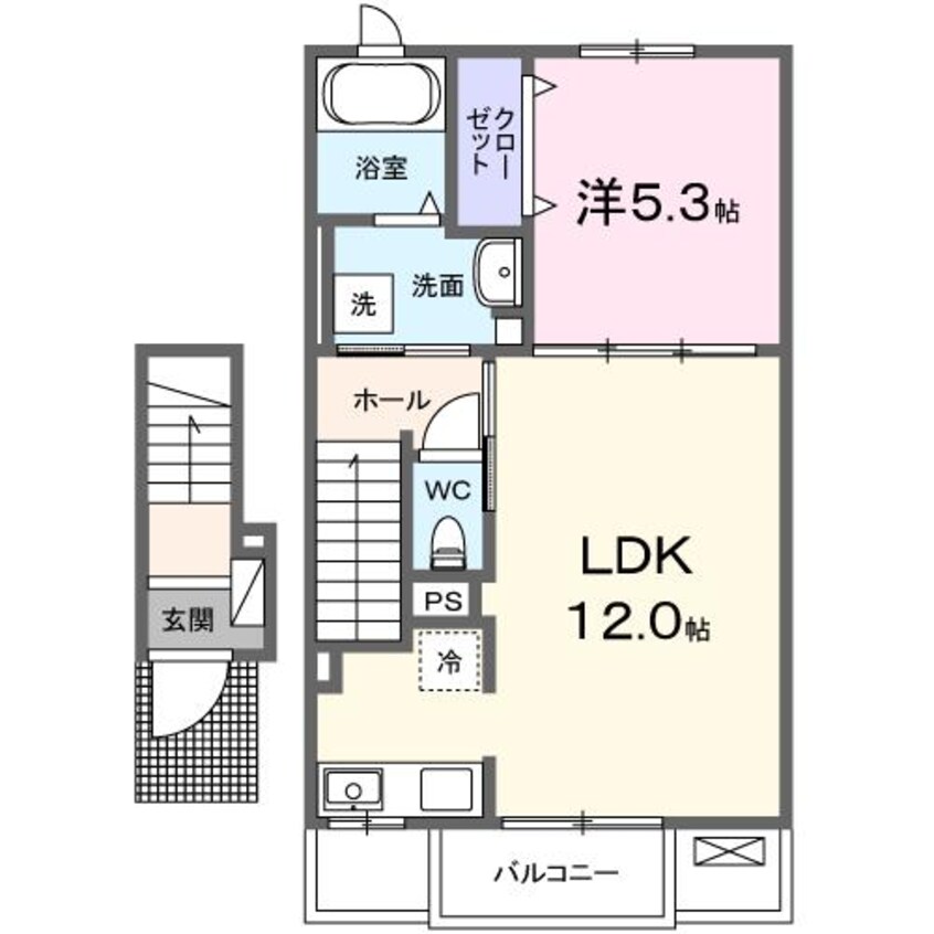 間取図 カーサ　伊奈