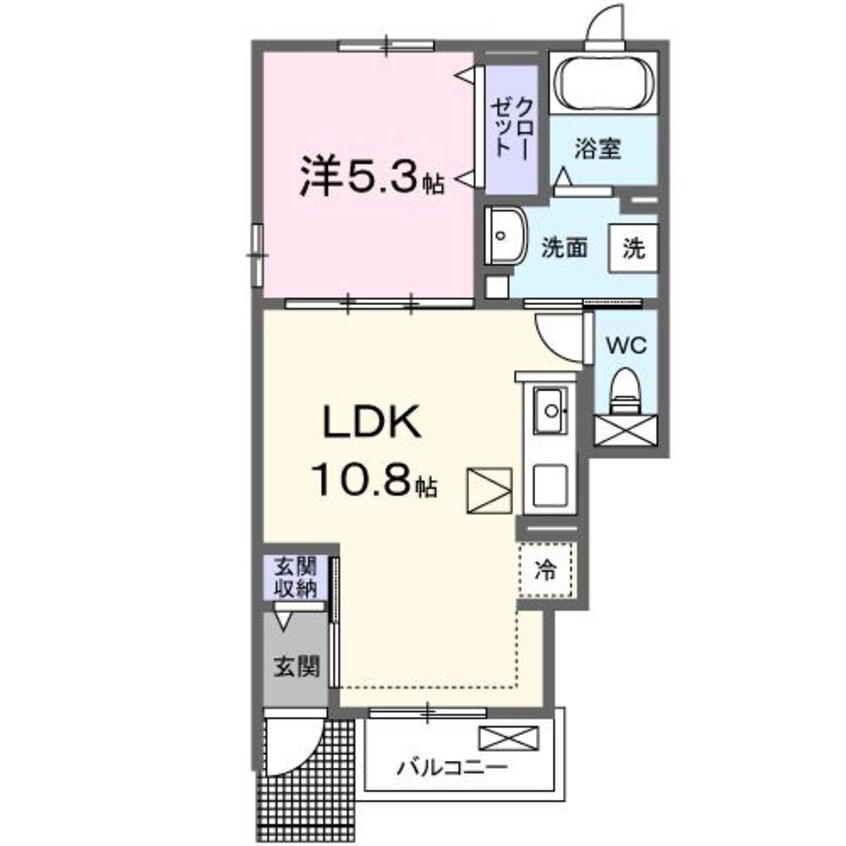 間取図 カーサ　伊奈