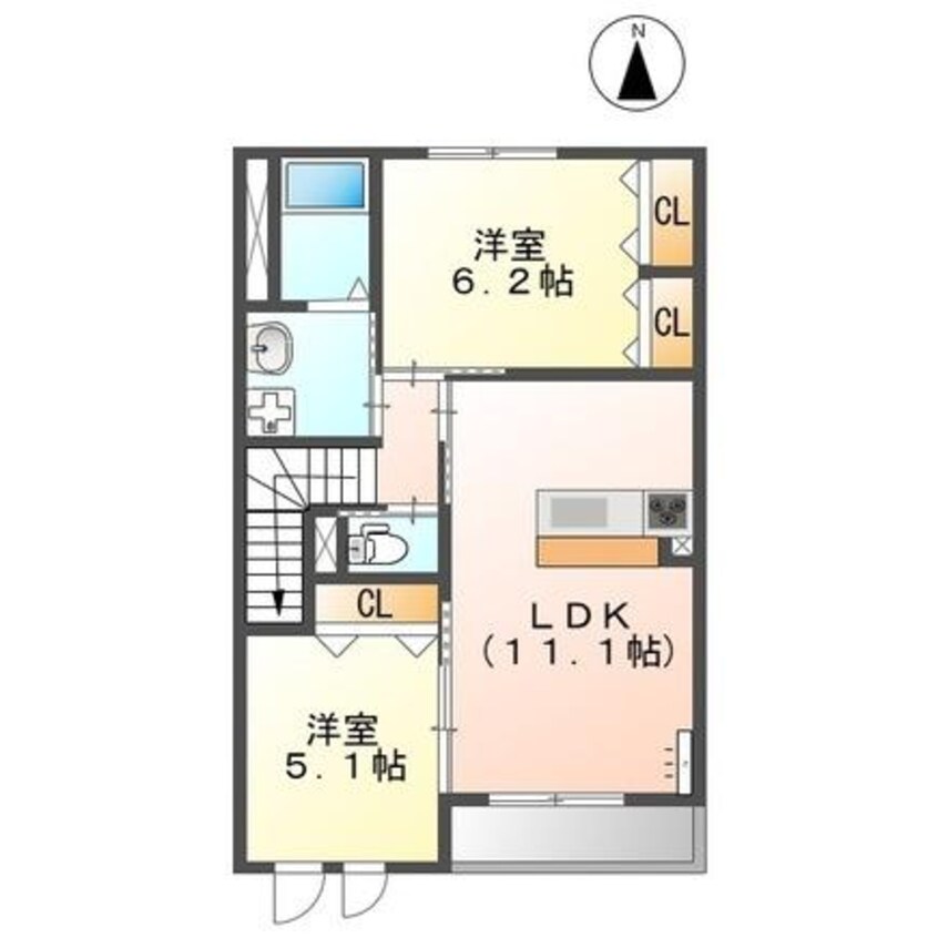 間取図 Jiro上之島