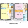 ブランカーサN棟 2LDKの間取り
