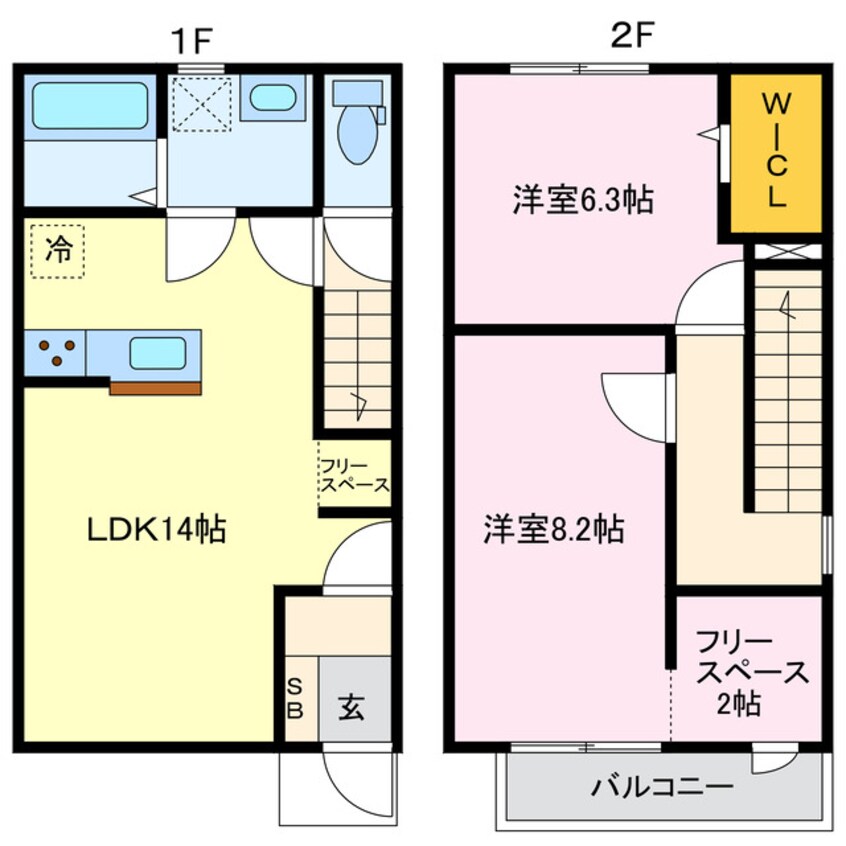 間取図 Maison du Matsubara B