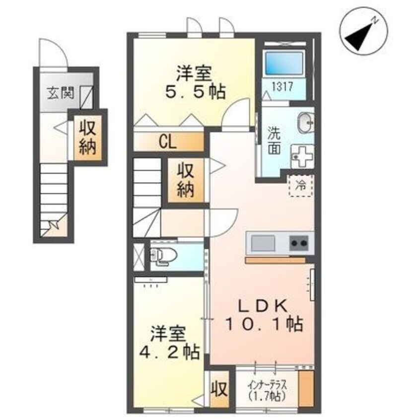 間取図 ジェミニA