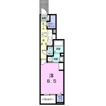間取図 カーサ　相見　A