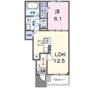 間取図 リヴェール・ＫⅠ