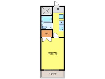間取図 関西本線（東海）/伊賀上野駅 徒歩34分 2階 築31年