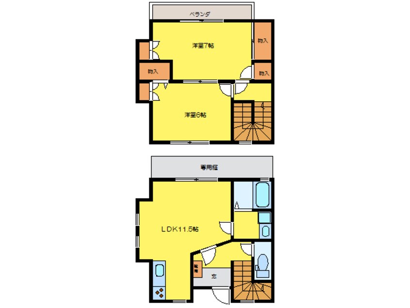 間取図 グランディス城東