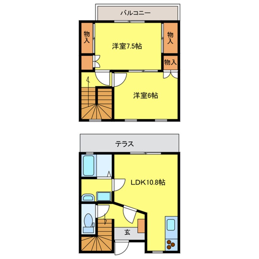 間取図 グランディス城東