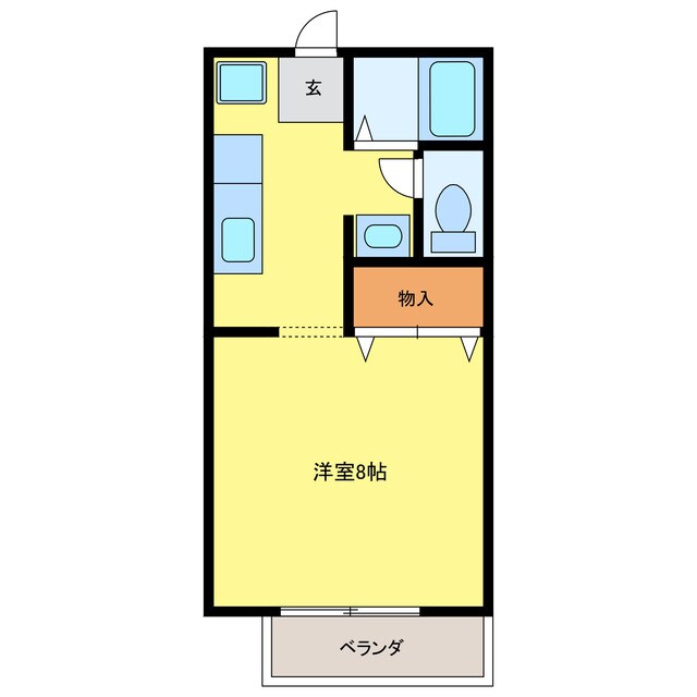 間取り図 ハイツヴィラヴェルデ
