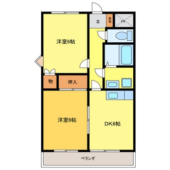 間取図 ハートランド栄町