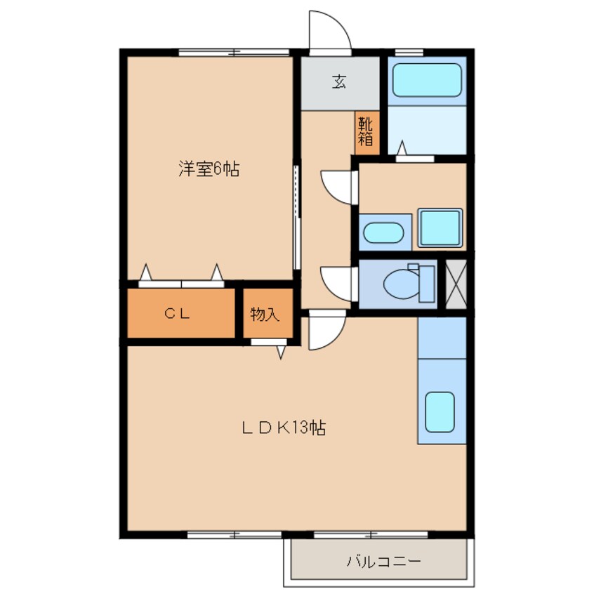 間取図 コーポサンモール