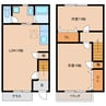 ブランシェ 2LDKの間取り