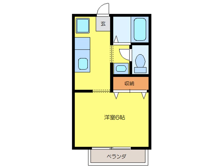 間取図 ハイツパインケープ