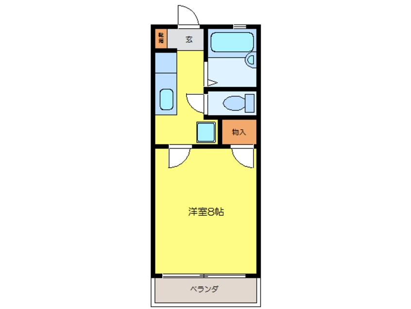 間取図 ハイツ緑陽台