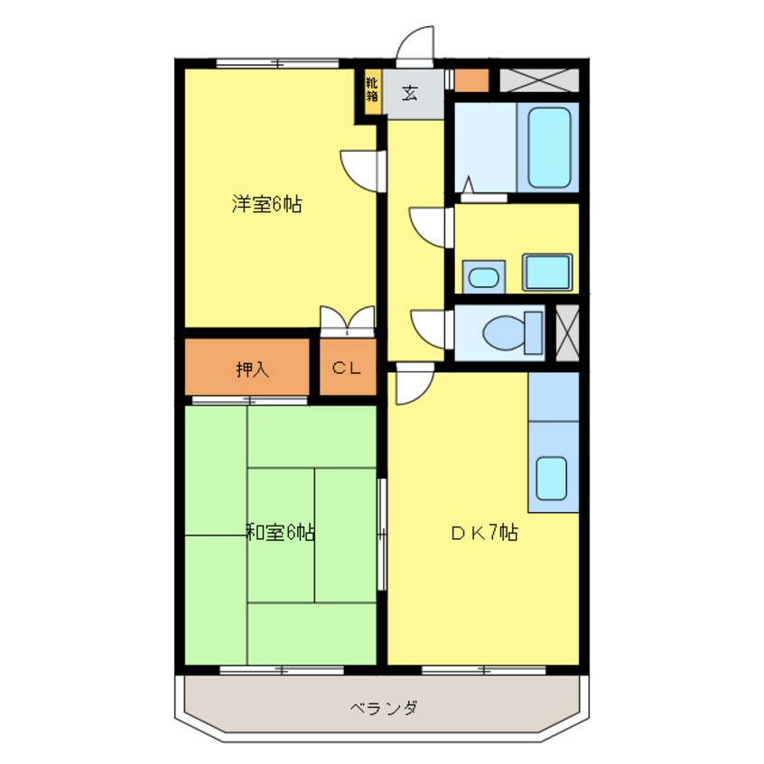 間取図 ハピネス21