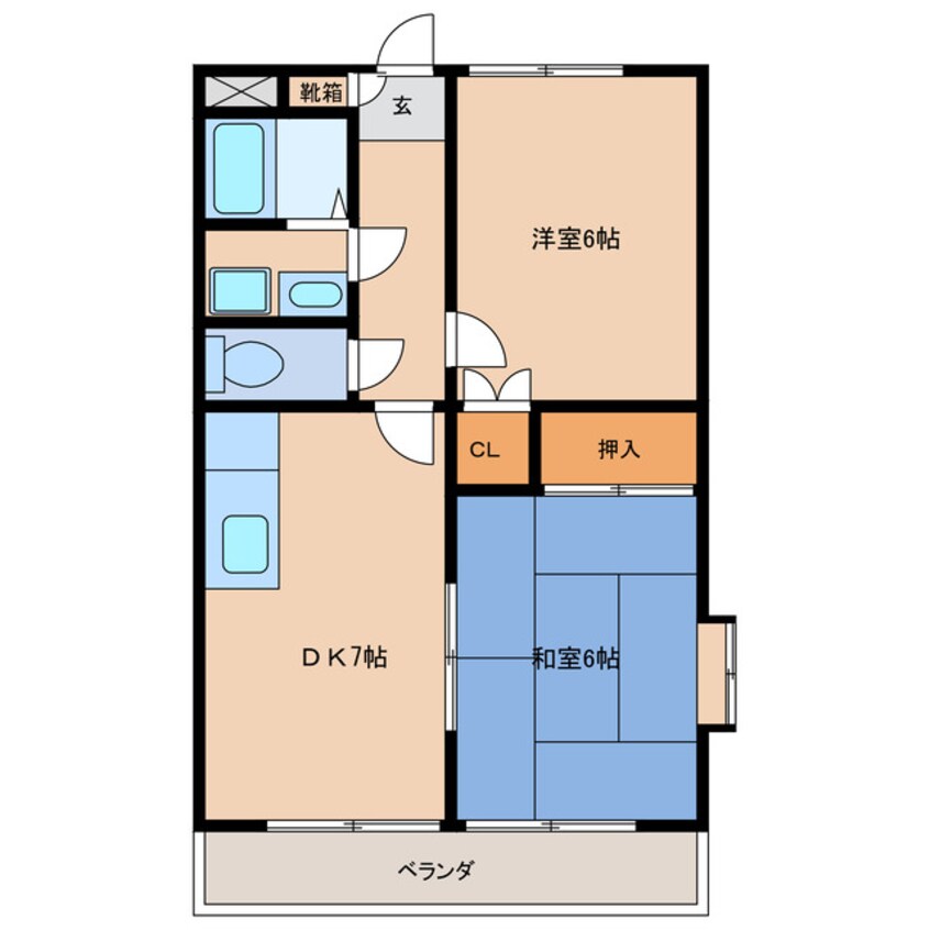 間取図 アップルハイツ